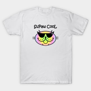 SuPaw CooL - pastel rainbow T-Shirt